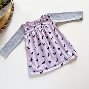 Tea Collection Dress with Horses